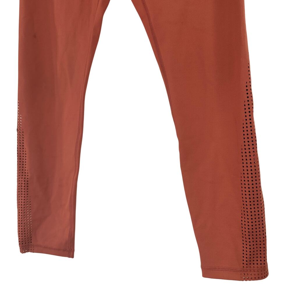 Zyia Active Flame 7/8 Light N Tight Canyon Rose Perforated Leggings Size Medium - Picture 7 of 7